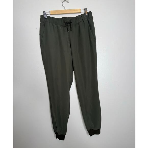 Lululemon On The Fly Jogger Pants Dark Olive Green Size 8 - Picture 2 of 8